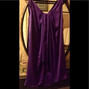 Diane Von Furstenburg Purple Sleeveless Blouse 6
